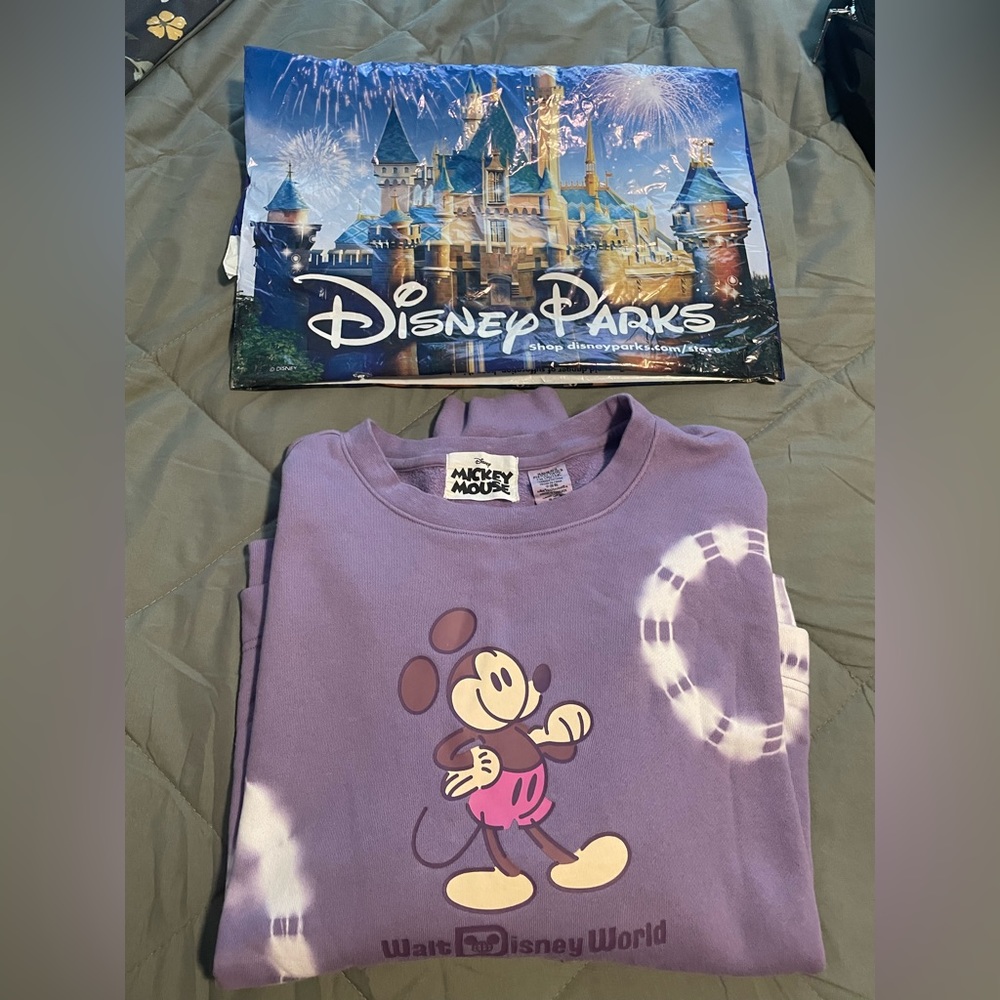Light purple Mickey Mouse sweater